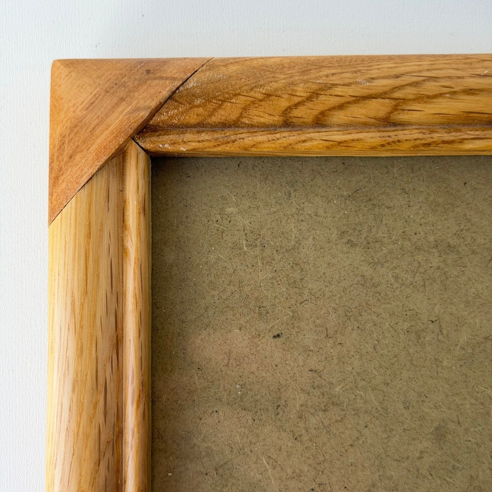 Vintage Wood Picture Frame 5x7 Oak LOI Distributing Farmhouse Cottagecore USA